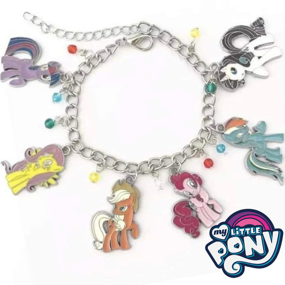 Deja Vu Kreations Jewelry - My Little Pony Charm Bracelet Silver Tone